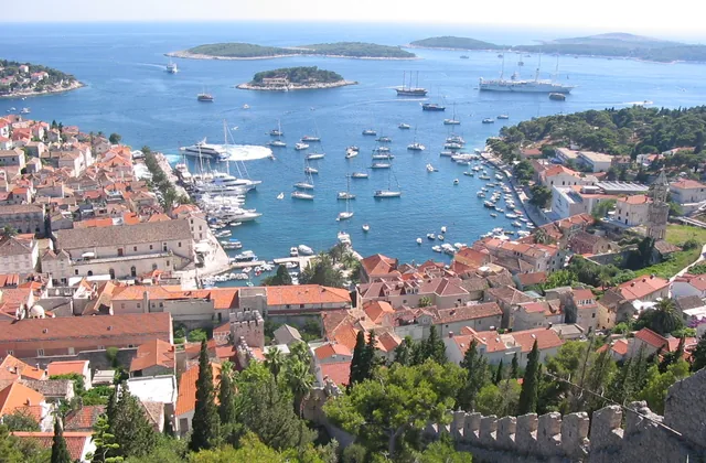 Croatia — Hvar harbour & Pakleni Islands