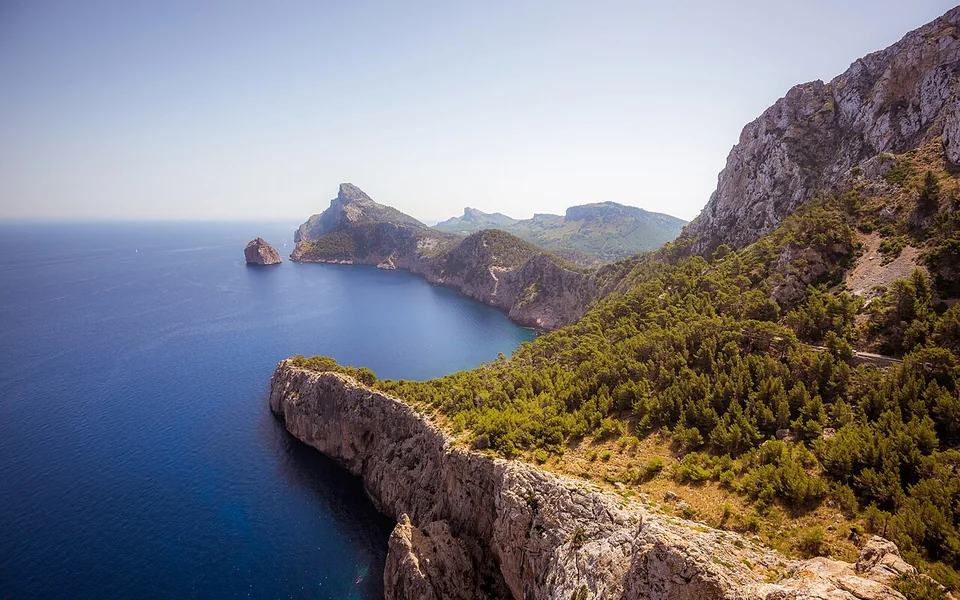 Mallorca coastline, Balearic Islands, Spain